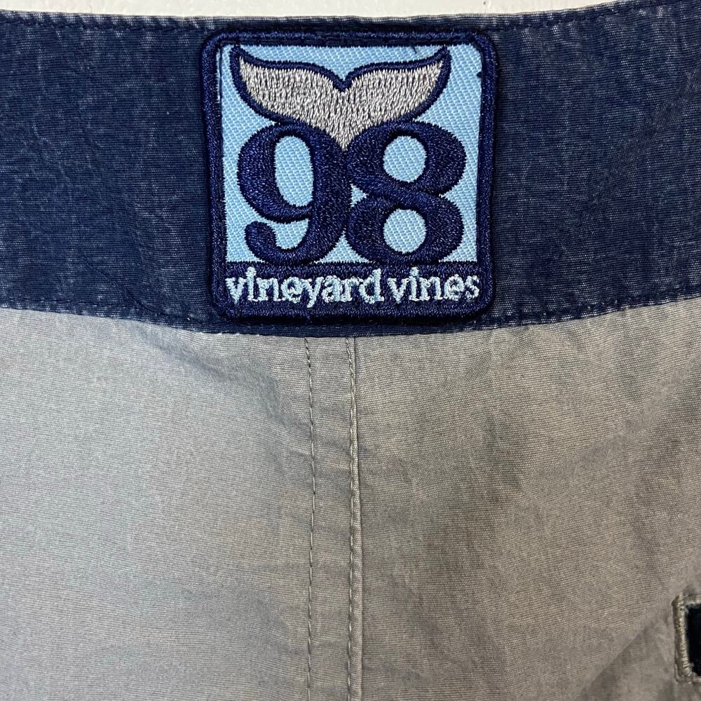 Vineyard Vines Men's Montauk Swim Trunks 7" Ultimate Gray Size 33 - Picture 5 of 9